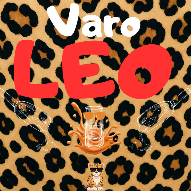 VaroLeo - Salz Karamell Likör im Leopardengewandt